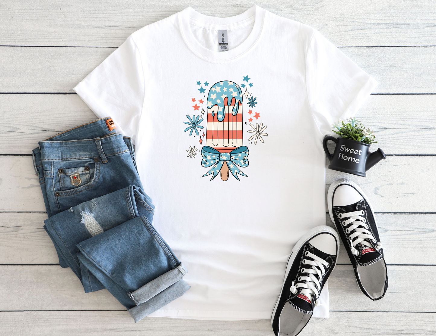 Womens - USA Popsicle Tee