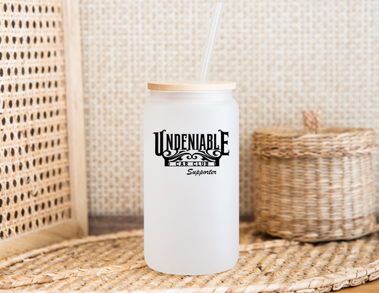 Undeniable Car Club Supporter Glass Cup