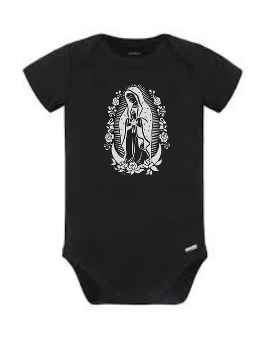 V Mary onesie