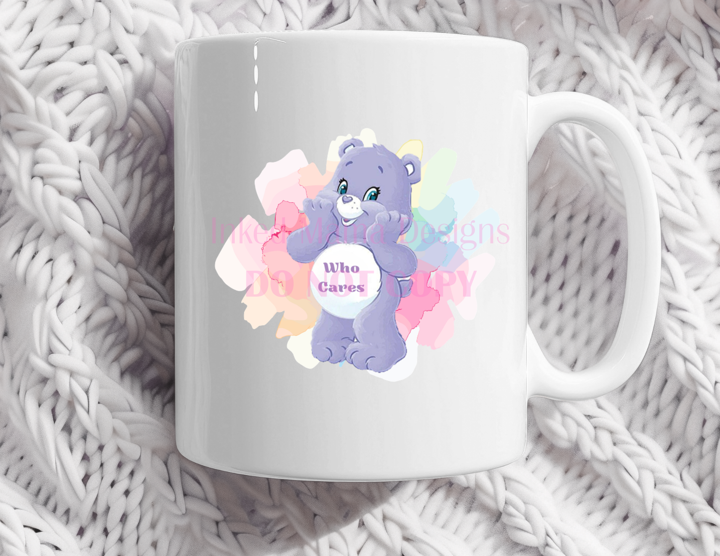 Don't Care Bear coffee mug collection