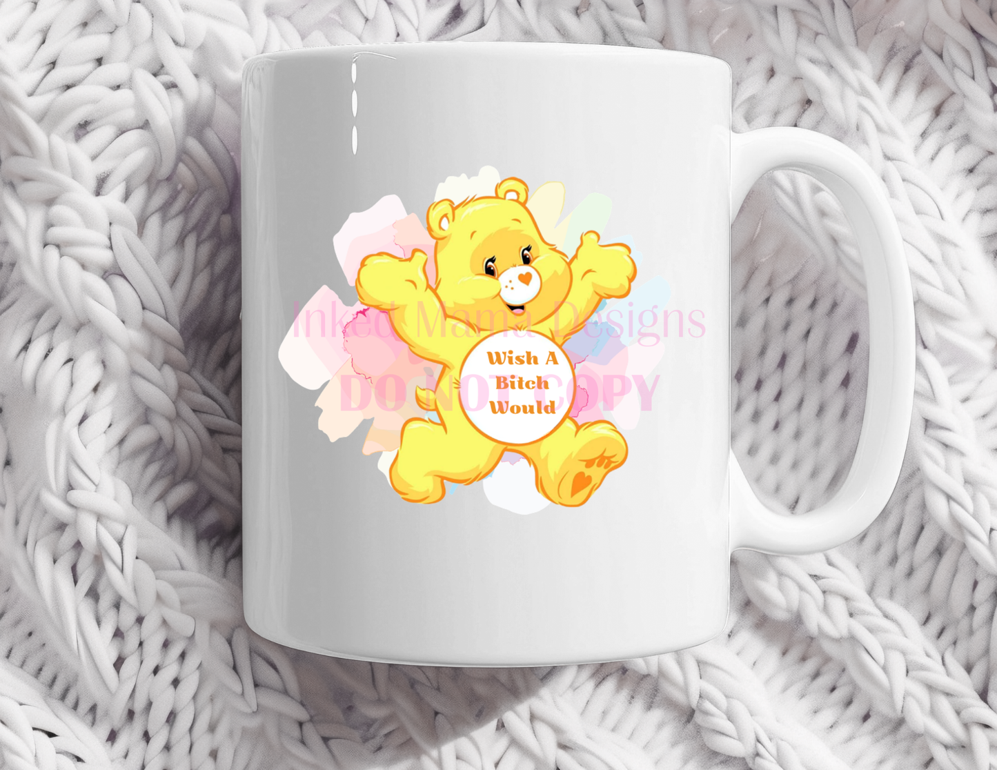 Don't Care Bear coffee mug collection