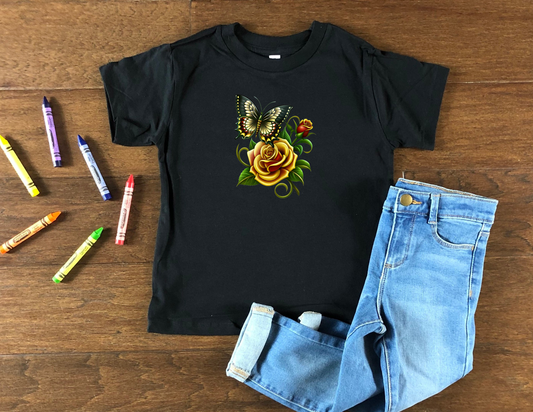 Yellow Rose Kids Tee
