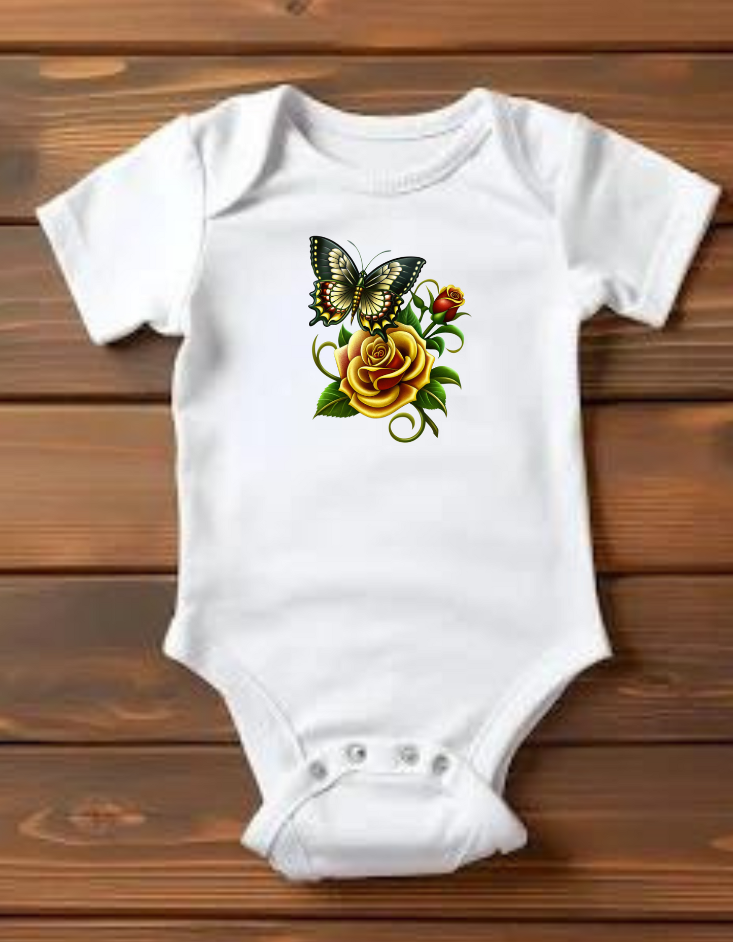 Yellow Rose Onesie
