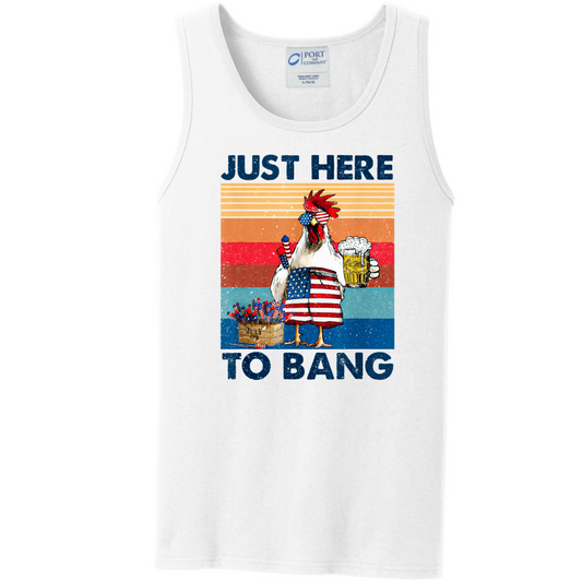 Mens - Here to Bang Tee